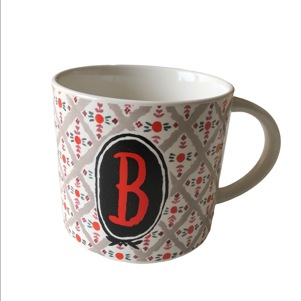 Anthropologie "B" Monogram Mug